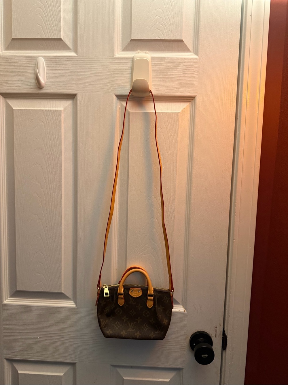 Brown Monogram crossbody bag - Picture 8 of 15